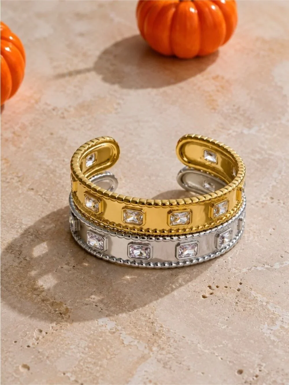 Anthropologie polished gold